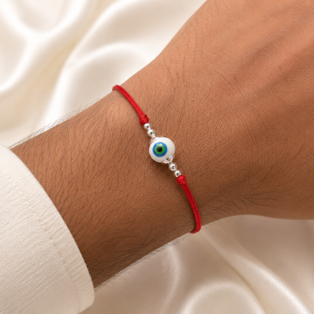 SILVER RAKSHABANDHAN RAKHI