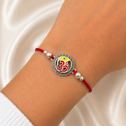 SILVER RAKSHABANDHAN RAKHI