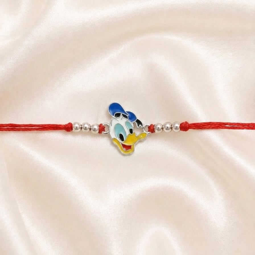 SILVER RAKSHABANDHAN RAKHI