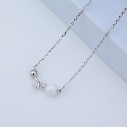 925 Sterling Silver Modern Geometric Necklace
