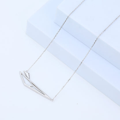 925 Sterling Silver Geometric minimalist Necklace