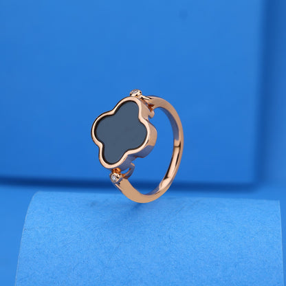 Silver Rose Ceramic Jewellery Combo Set