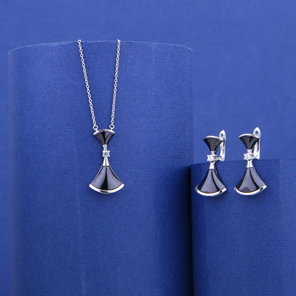 Modern Charm Silver Ceramic Set