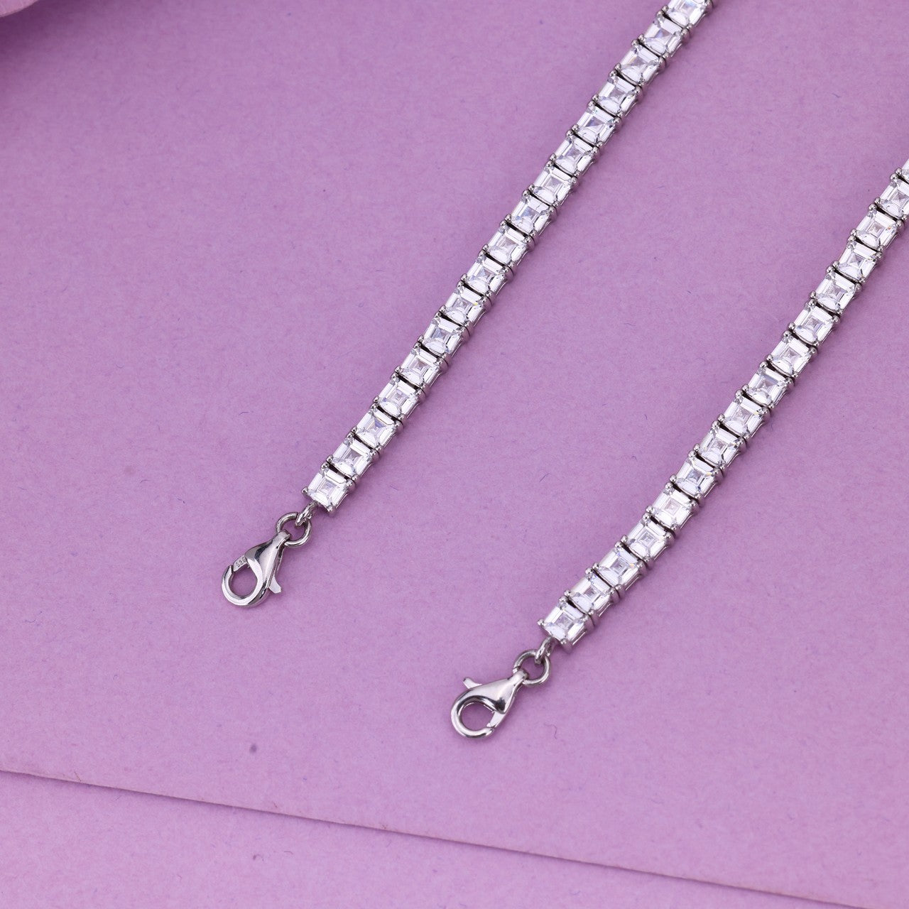 Designer Chains Anklet with Sparkling Stones | Luxury Payal for Women & Girls