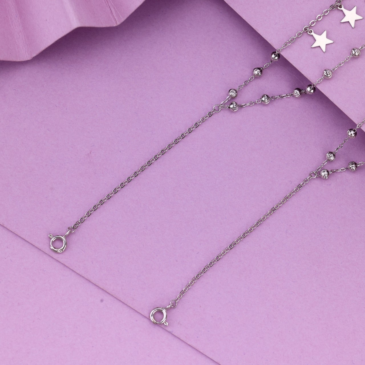 Shinning Star Silver Anklet | Trendy Daily Wear