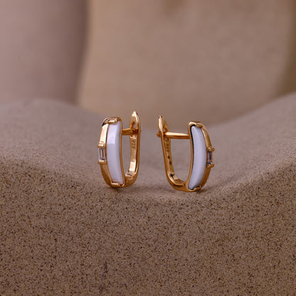 Mono Square Stone J-Style Glow- Rose Silver