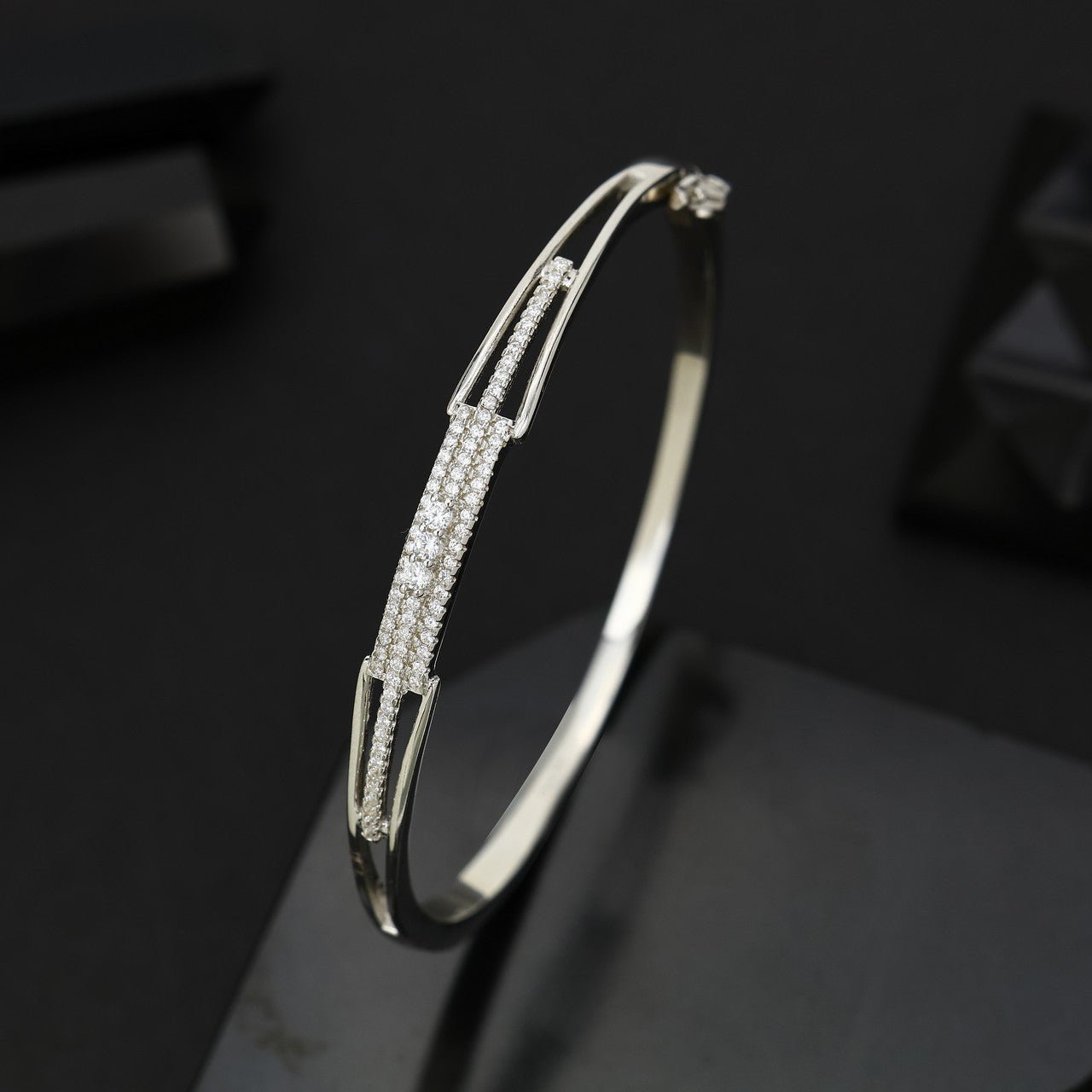 Eternal Shine 92.5 Silver Dimond Bracelet