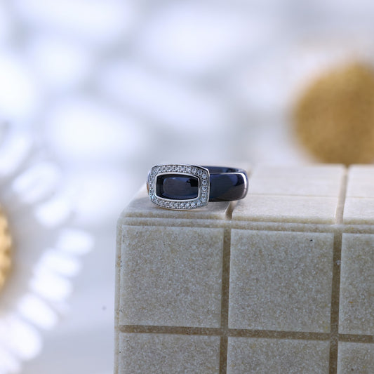 Zilvera Black Ring ZR001