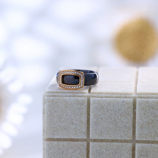 Zilvera Black Ring ZR002