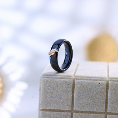 Zilvera Black Ring ZR004