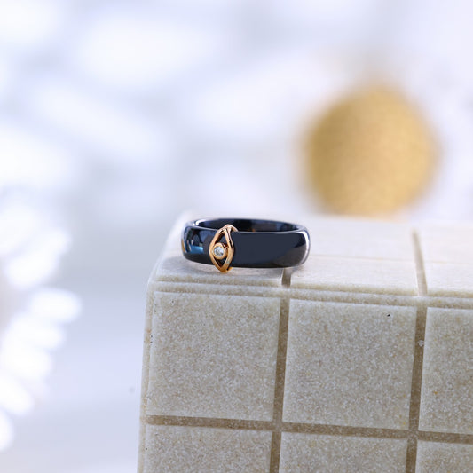 Zilvera Black Ring ZR005