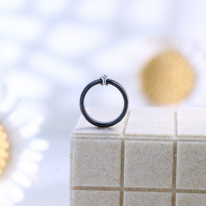 Zilvera Black Ring ZR006