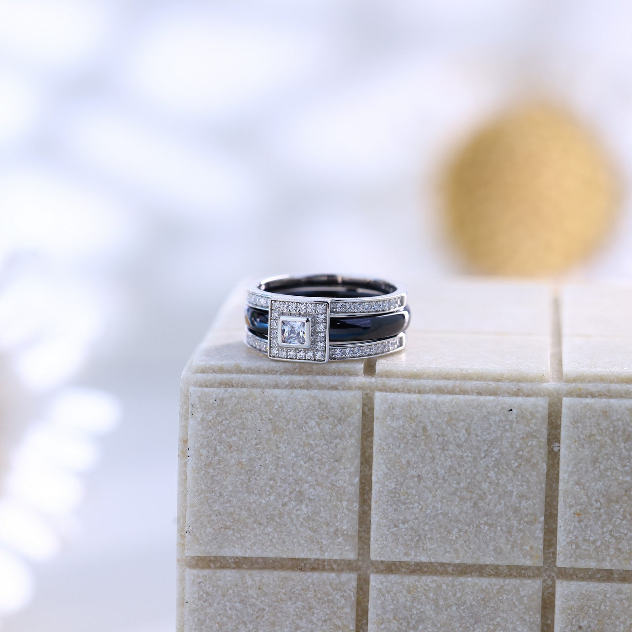 Zilvera Black Ring ZR007