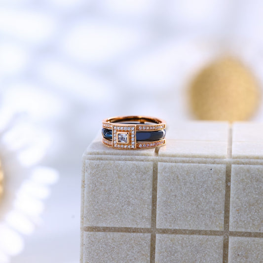Zilvera Black Ring ZR008