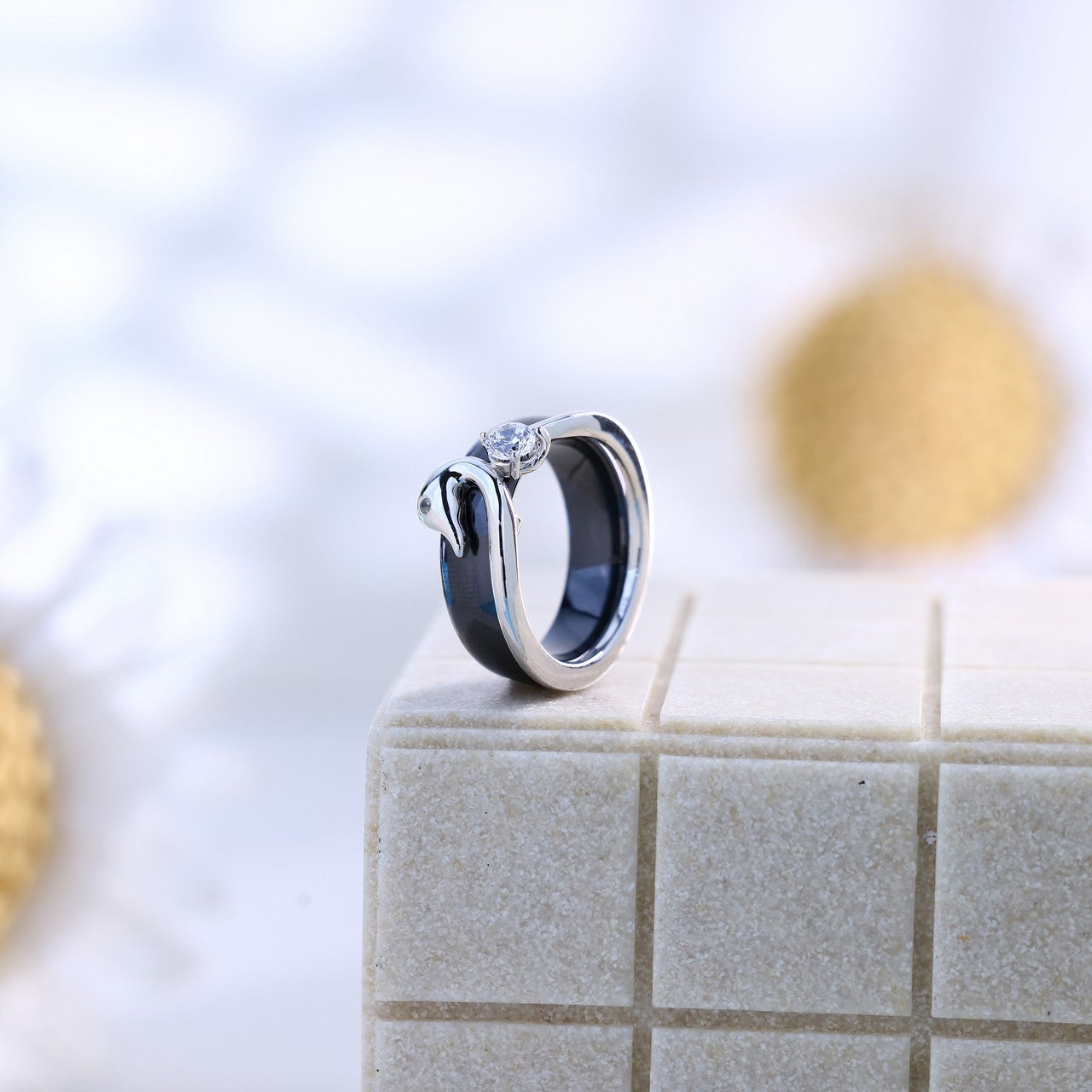 Zilvera Black Ring ZR010