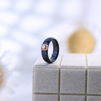 Zilvera Black Ring ZR012