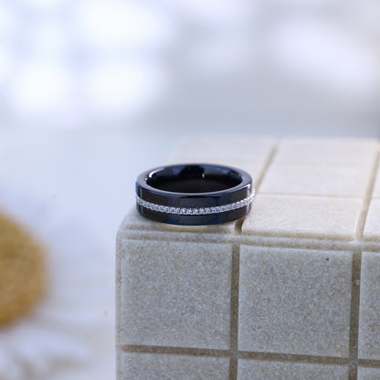 Silver Black Luxe Diamond Set