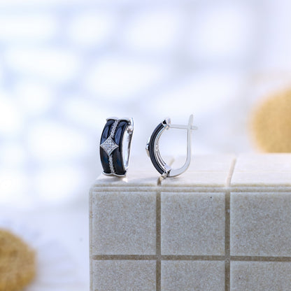 Silver Black Luxe Diamond Set