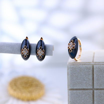 Modern Muse Black Rose Ceramic Set