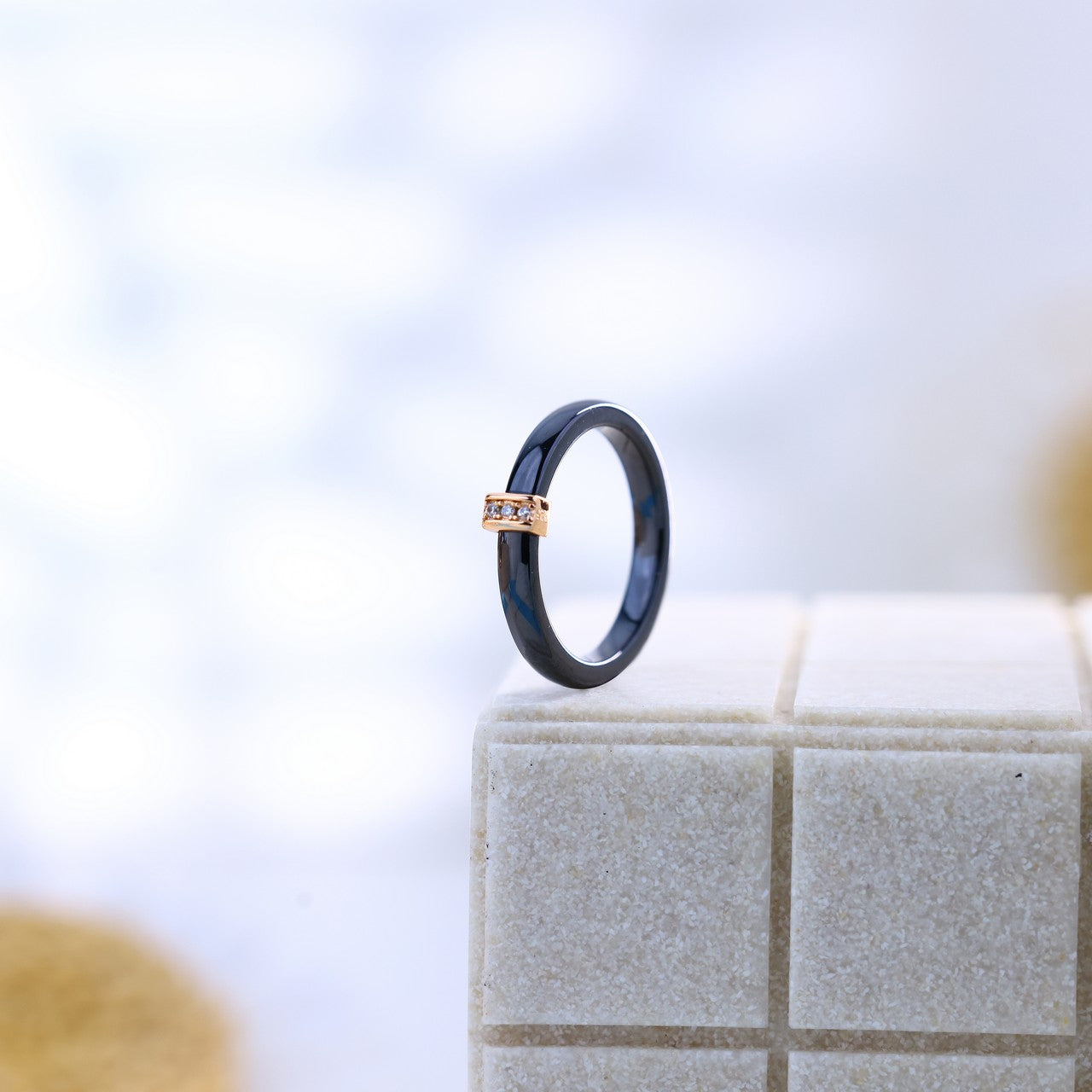 Modern Charm Black Rose Ceramic Set