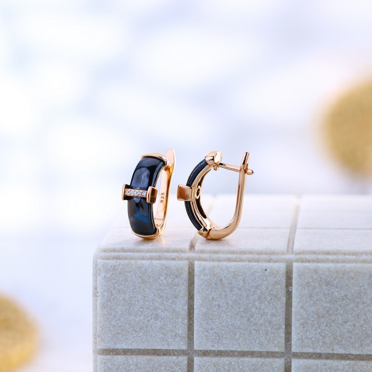 Rose Glow Ceramic Silver Set