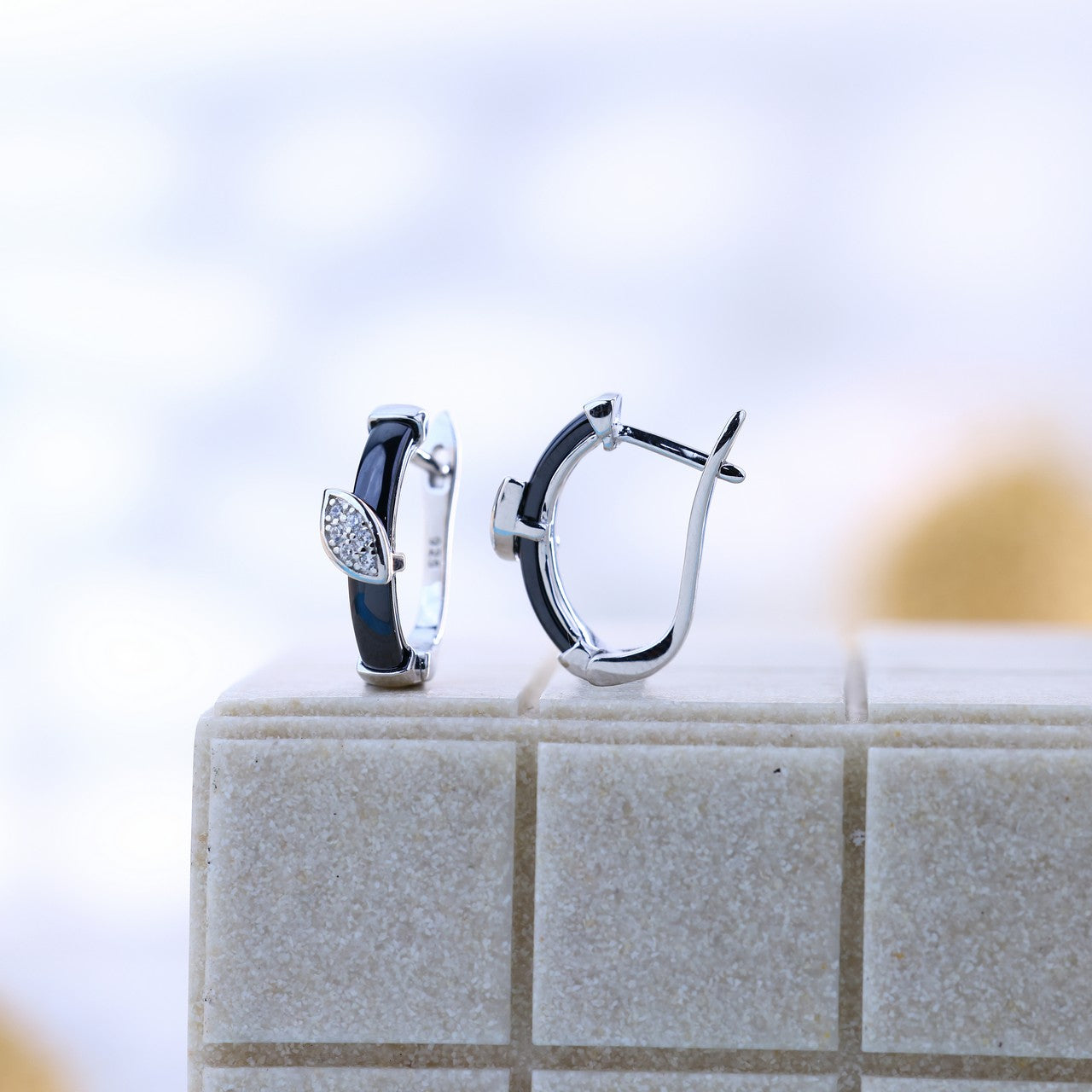 Eternal Noir Leaf Silver Set