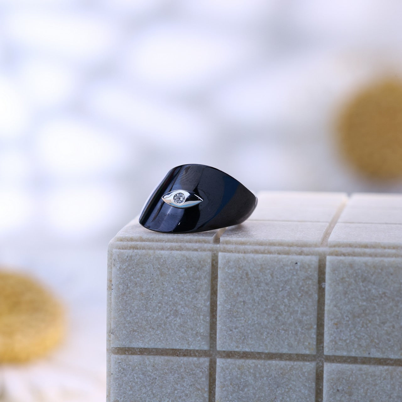 Eclipse Drop Silver Ceramic Set