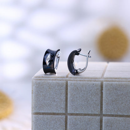 Eclipse Drop Silver Ceramic Set