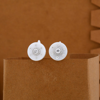 Silver Glow Ceramic Pendant Set