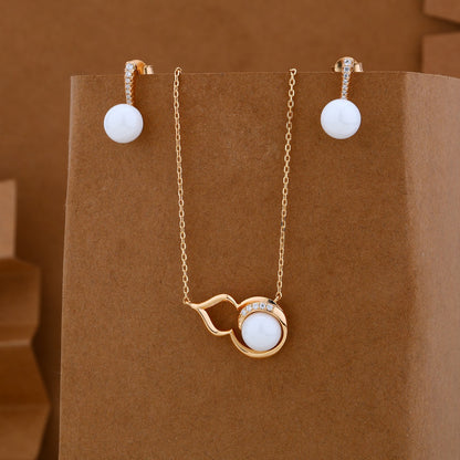 Minimal Pal Design Ceramic Jewellery Set