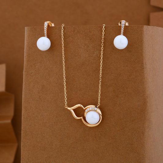 Minimal Pal Design Ceramic Jewellery Set