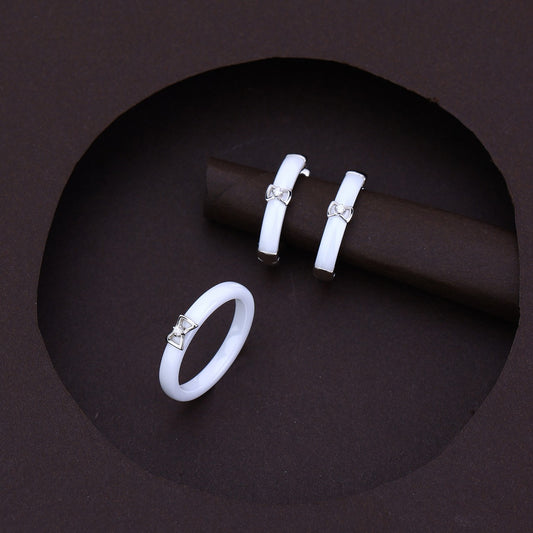 White Elegance Silver Set