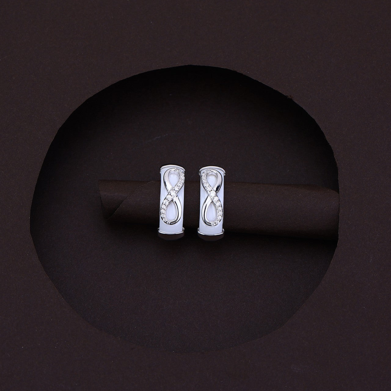 Forever Glow Silver Infinity Set