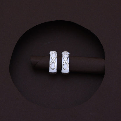 Forever Glow Silver Infinity Set