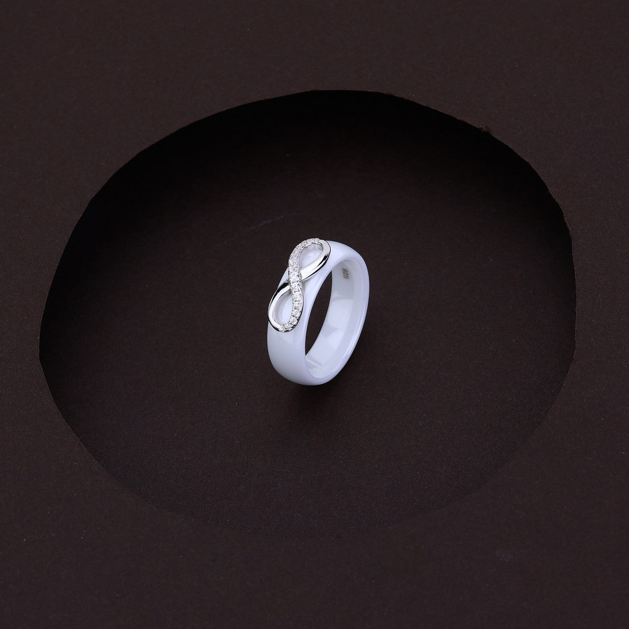 Forever Glow Silver Infinity Set