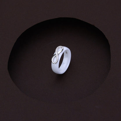 Forever Glow Silver Infinity Set