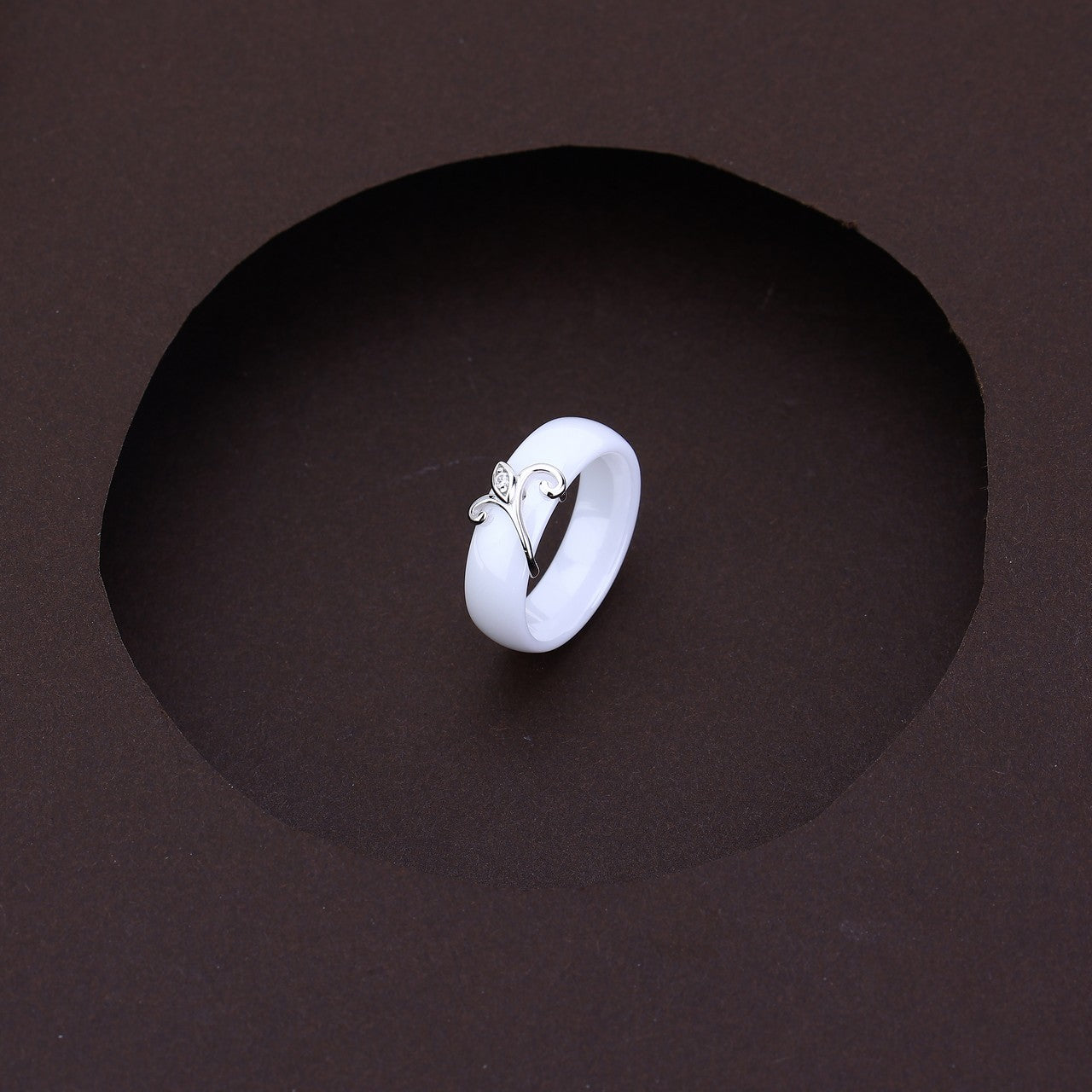 Modern Nature Leaf White Ceramic Set