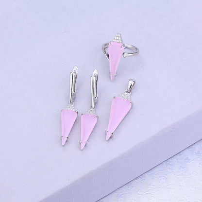 Pink Radiance Triangle Set