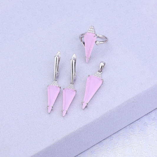 Pink Radiance Triangle Set