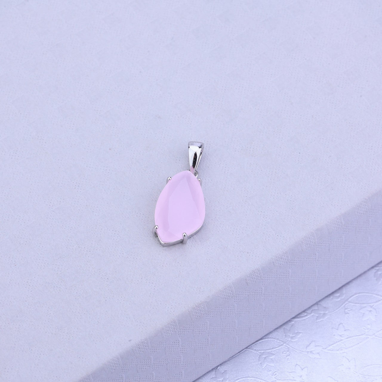Elegance In Every Drop-- Pink Silver Set