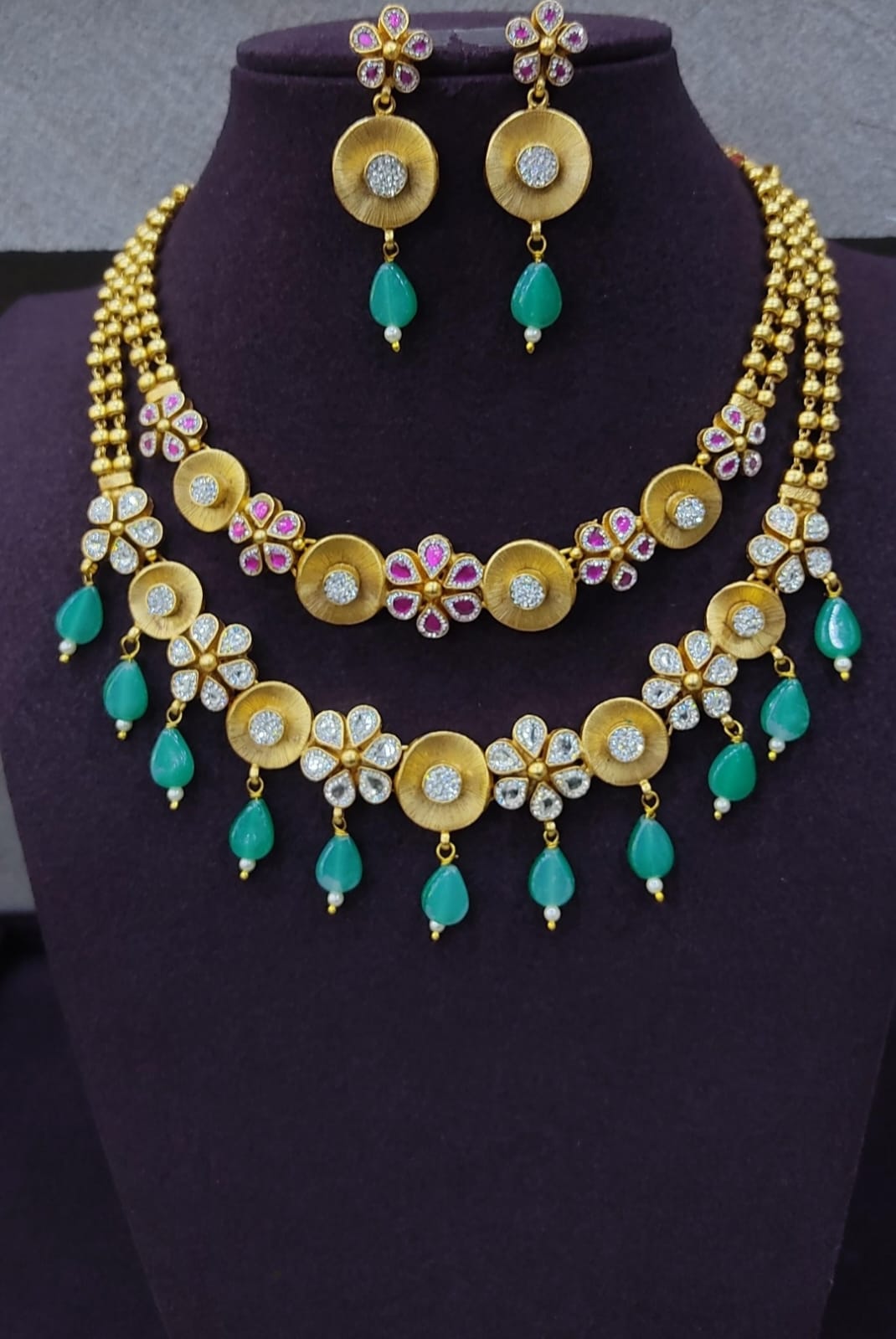 Padmavati Aqua Drop Silver Set