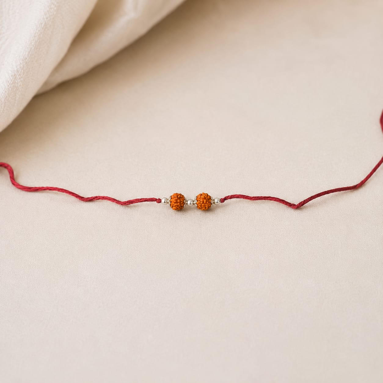 SILVER RAKSHA BANDAN RAKHI
