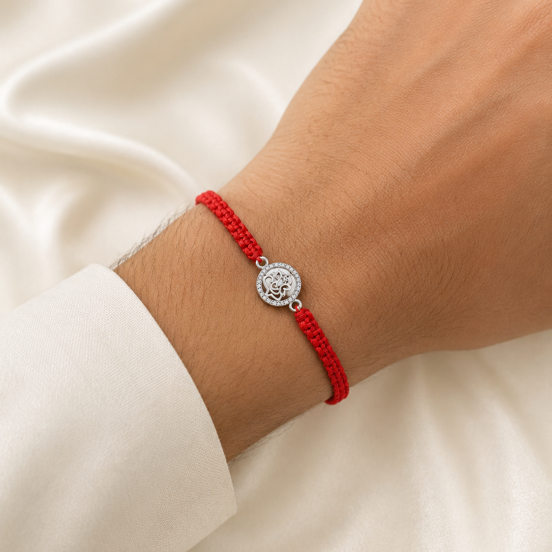 SILVER RAKSHABANDHAN RAKHI