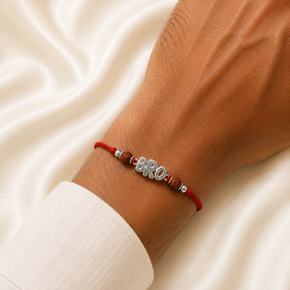 SILVER RAKSHABANDHAN RAKHI