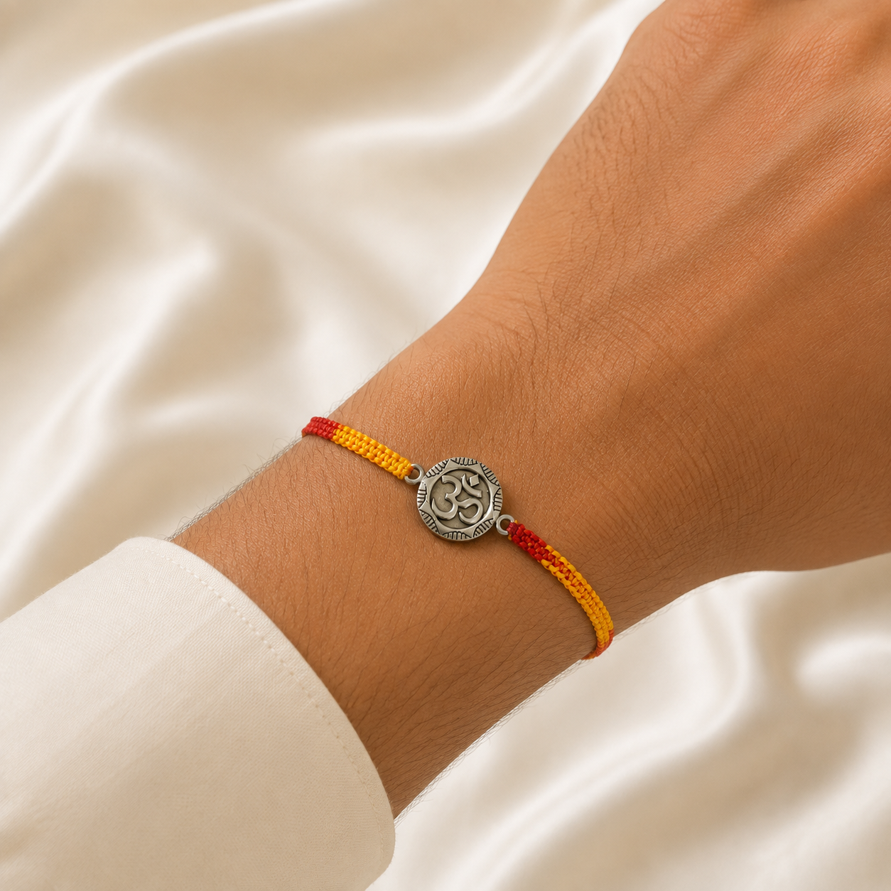 SILVER RAKSHABANDHAN RAKHI