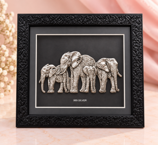 Royal 999 Silver Elephant Family Designer Frame
