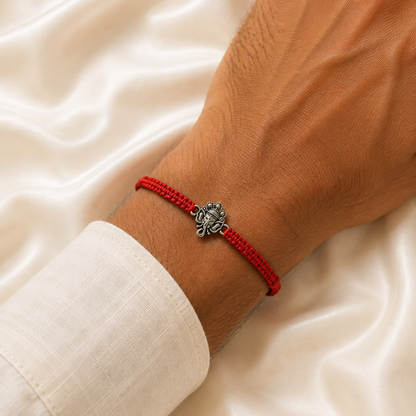 SILVER RAKSHABANDHAN RAKHI