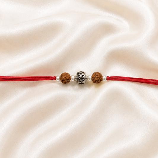 SILVER RAKSHABANDHAN RAKHI