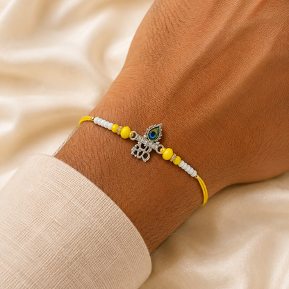 SILVER RAKSHABANDHAN RAKHI