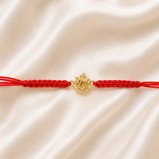 SILVER RAKSHABANDHAN RAKHI